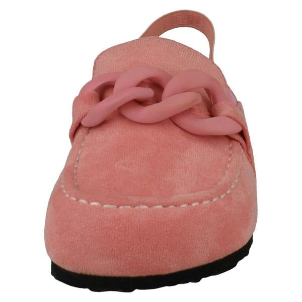 Spot On Girls Spot On Pink Slingback Mules H2649