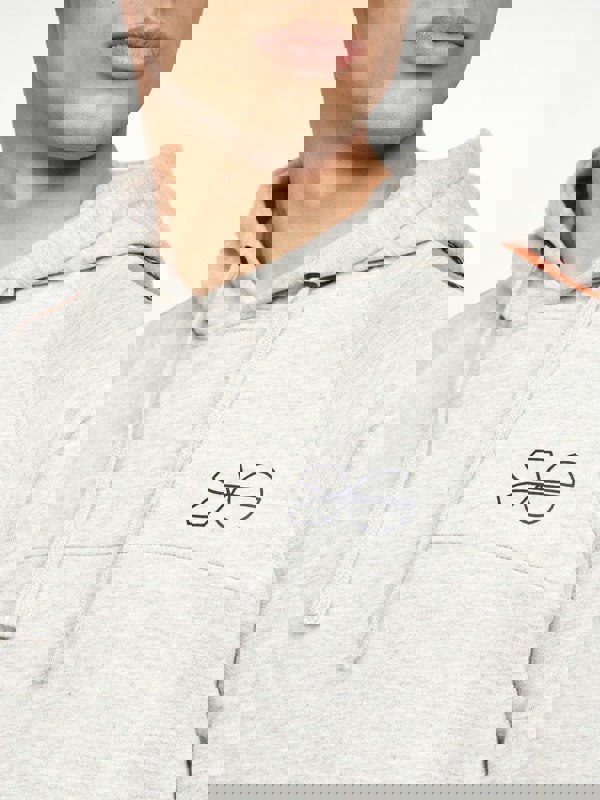 Crosshatch Chillmake Hoodie Grey Marl