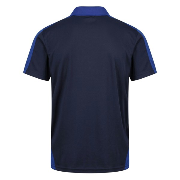 Regatta Mens Contrast Coolweave Polo Shirt - Navy/New Royal