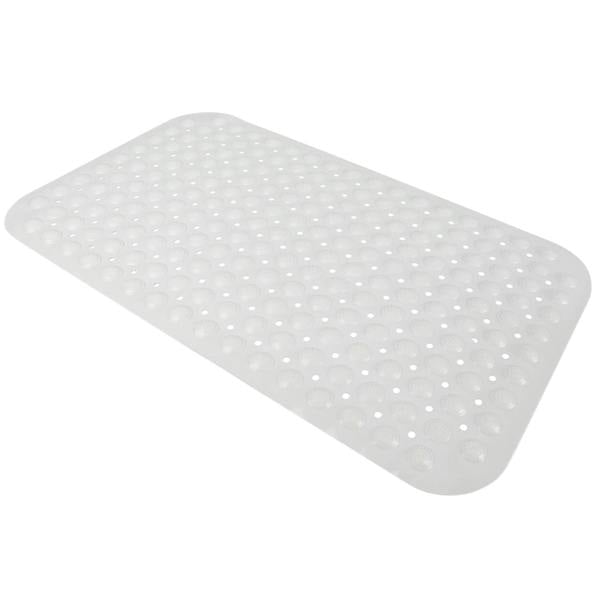 Top 3 Non-Slip Durable Bath Shower Mat with Suction Cups 40cm x 100cm White