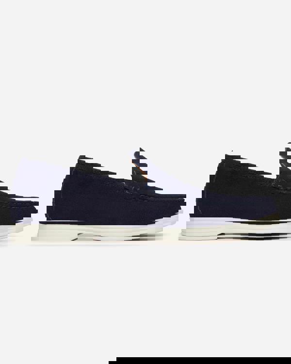 Oliver Sweeney Alicante Suede Mens Moccasin Loafers - Midnight