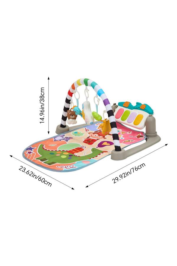 Living and Home Interactive Baby Gym with Musical Keyboard and Hanging Toys