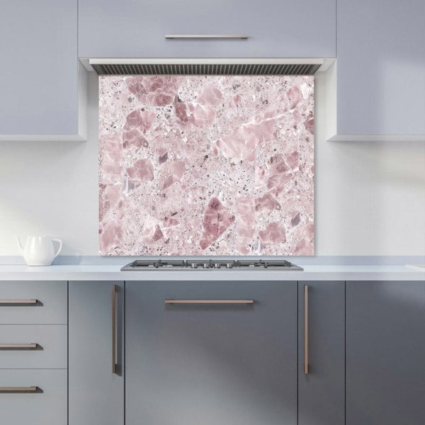 Warren Reed - Designer Dusty Pink Quartz Effect Kitchen Splashback