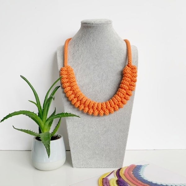 Handmade by Tinni Maya Necklace – Soft Knot Statement Jewellery