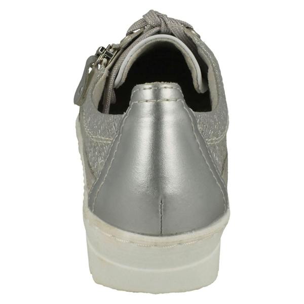 Remonte Ladies Remonte Casual Lace Up/ Zip Fastening Shoes With Removable Insoles D5826
