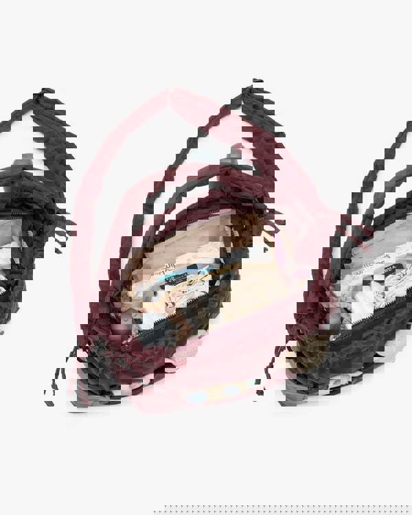 Tiba + Marl Mini Luna Drawstring Stroller Bag Burgundy