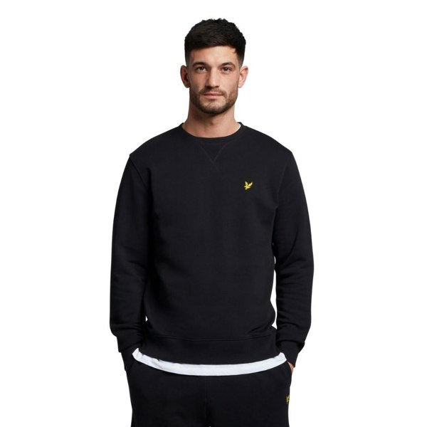 Lyle & Scott Branded Pull-over Jumper - Black