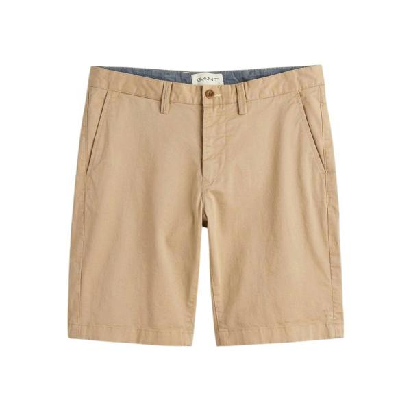 Gant Mens Marine Chino Shorts - Dark Khaki - 