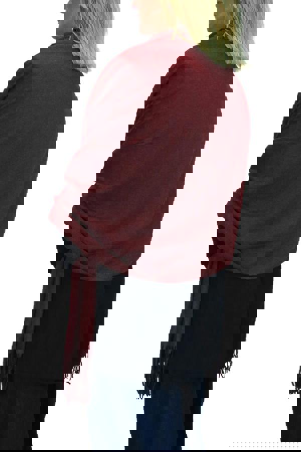 Paulo Due Wool Blend Pashmina Scarf Solid Colour