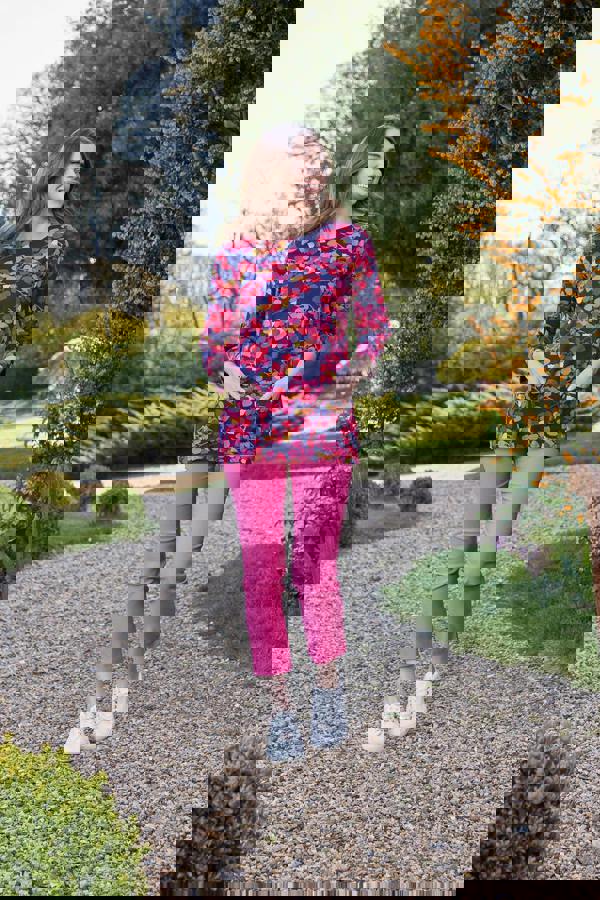 Mudflower Ankle Grazer Bengaline Stretch Trousers