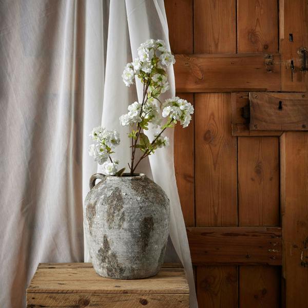 Wyld Haus Set of 3 Artificial Flowers Tall White Blossom Stems