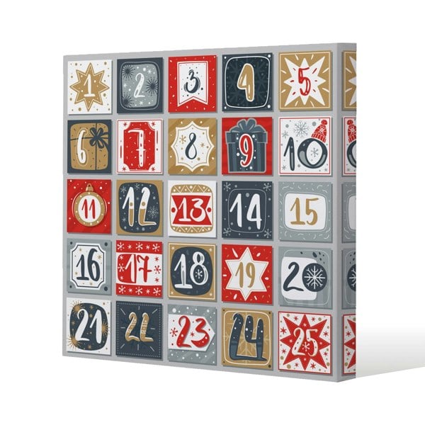 Benjamin Tate Design December advent calendar (canvas)