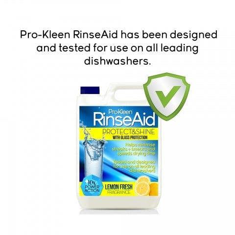 ProKleen Pro-Kleen Rinse Aid (10L + 500ml) - Lemon Fresh - Protect & Shine With Added Glass Protection