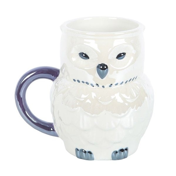Serano Owl Shaped Iridescent Mug