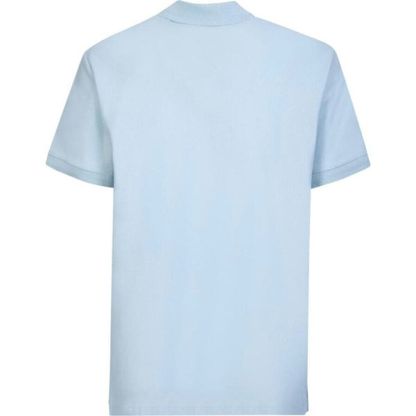 Burberry Branded Circle Logo Polo Shirt - Sky Blue