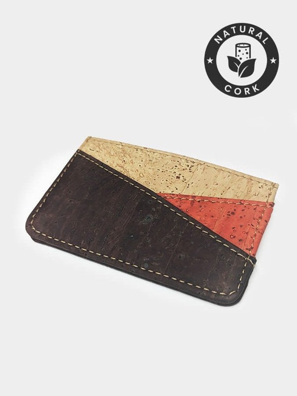 Cork Ethos Natural Cork Card Holder/ Wallet