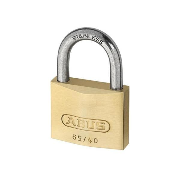 Abus Mechanical 65 Series Marine Brass Padlock - Multi Colour - 