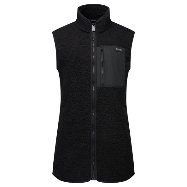 Regatta Womens/Ladies Borg Longline Body Warmer - Black - 