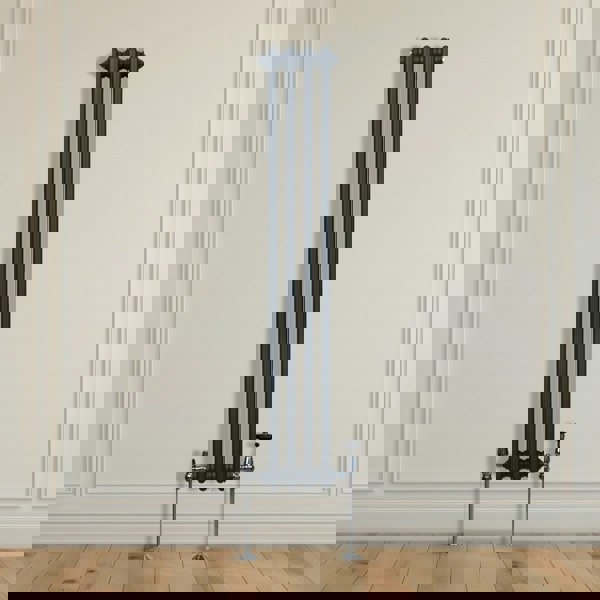 Monstershop Traditional 2 Column Radiator - 1500 x 202mm - Anthracite Grey