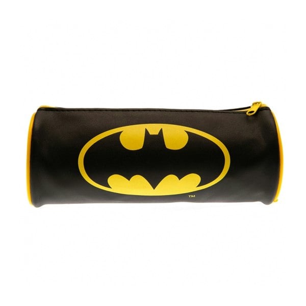 Batman Core Barrel Pencil Case - Black/Yellow