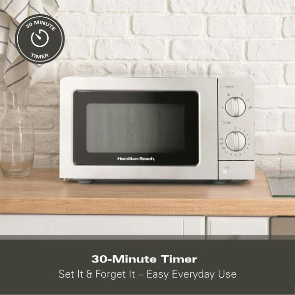 Hamilton Beach 20L Standard Microwave - Silver
