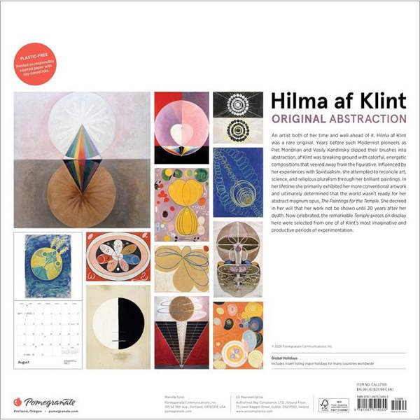 Hilma af Klint Calendar 2027, Wall Calendars, Month To View, Art, Gift