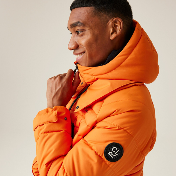Regatta Mens Christian Lacroix Congenies Short Padded Jacket - Carrot