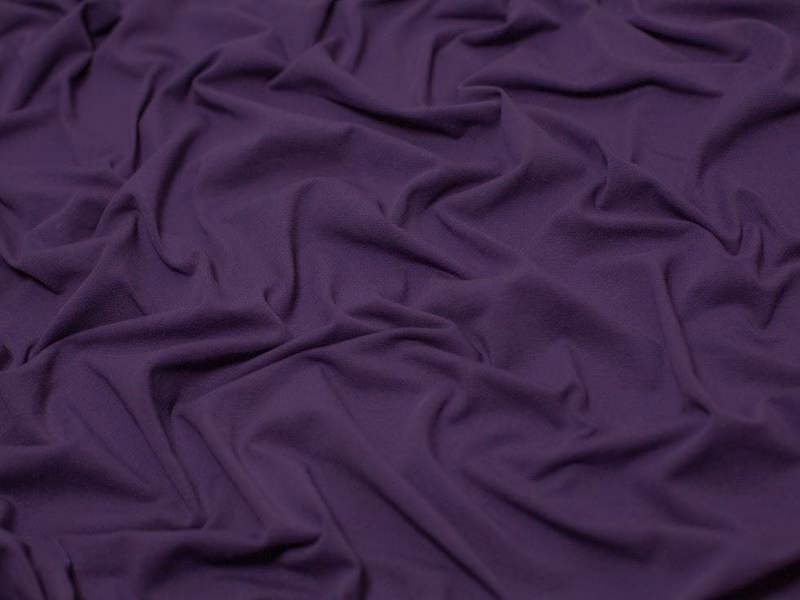 Minerva Core Range Minerva Heavy Cotton Jersey Stretch Knit Fabric - Plain Design Dressmaking Fabric, 160 cm / 63" Wide - per metre