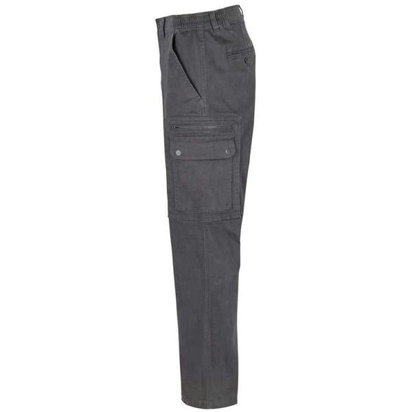 SOLS Mens Docker Stretch Cargo Trousers - Dark Grey