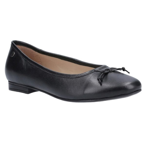 Hush Puppies Womens/Ladies Naomi Slip On Leather Ballet Pump - Black