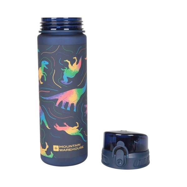 Mountain Warehouse Childrens/Kids Dinosaurs BPA Free 500ml Water Bottle - Navy - 