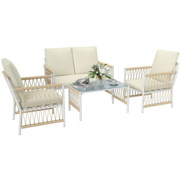 Rattan Sofa Set