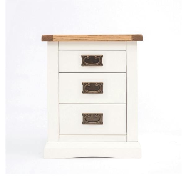 Cosenza 3 Drawer Bedside Table
