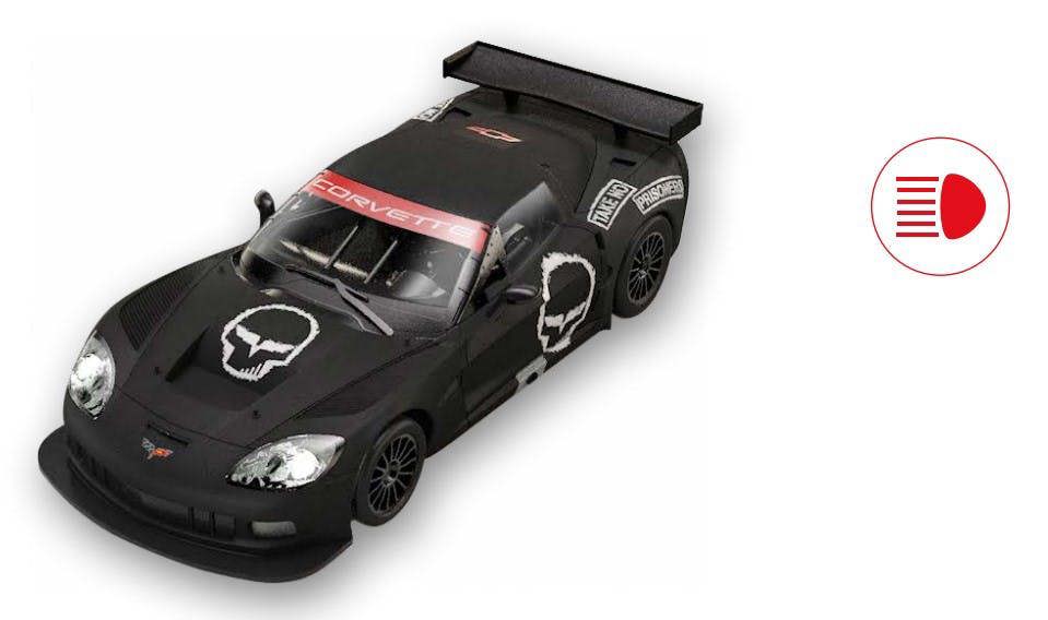 SCX Advance Digital Corvette C6R Skull