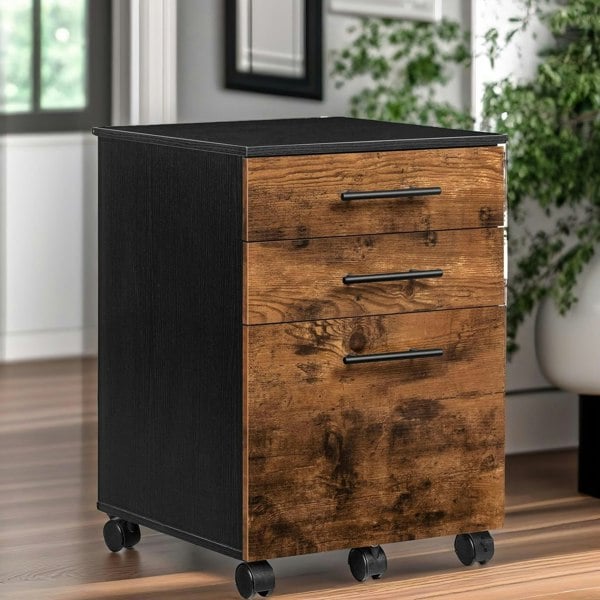 Rafaelo Mobilia 3 Drawer Filing Cabinet