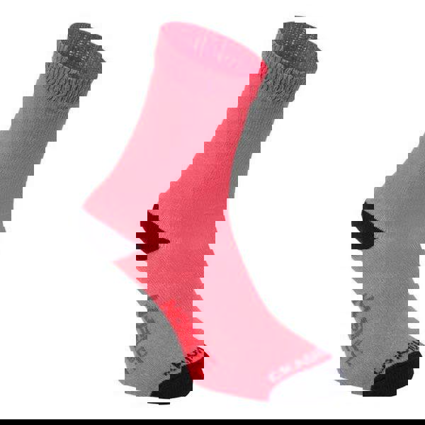 Craghoppers NosiLife Childrens/Kids Twin Pack Travel Socks - Navy/Watermelon - 