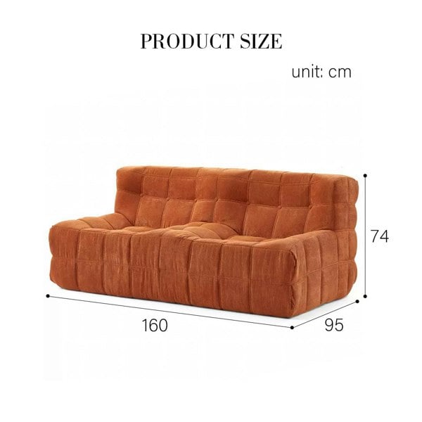 Arneson Single Seater Sofa, Armchair, Corduroy-Weilai Concept