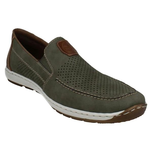 Rieker Mens Rieker Cut Out Detailed Summer Slip On Shoes 08866