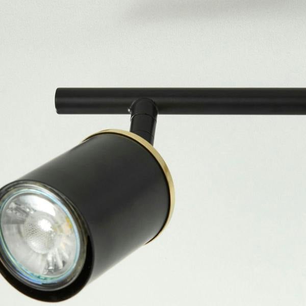 Pagazzi Lighting Talbot Matte Black 4-Spot Bar