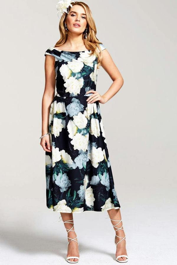 HotSquash Midi Length Tea Dress
