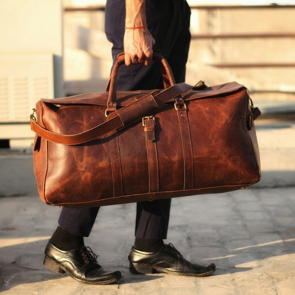 Dötch Club Zeppelin Leather Duffle