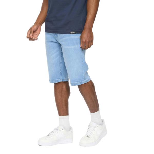 Crosshatch Mens Hammersmith Denim Shorts - Light Wash - 
