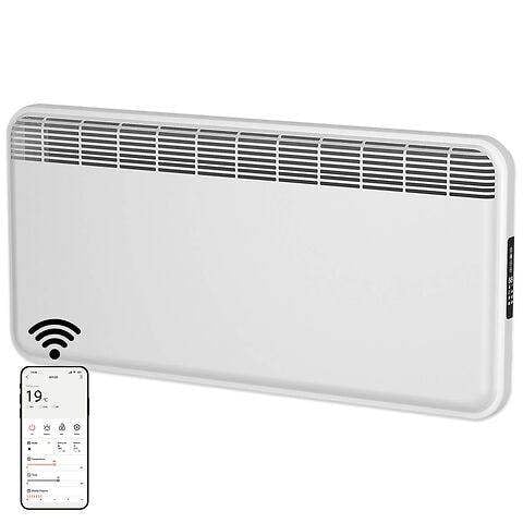 MYLEK WiFi Electric Panel Heater Radiator Smart Wall Mounted or Freestanding Heater with App Control 2kw