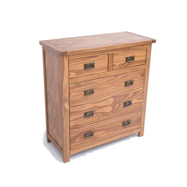 Cabinet Bits Padua 5 Drawer Chest of Drawers Bras Drop Handle