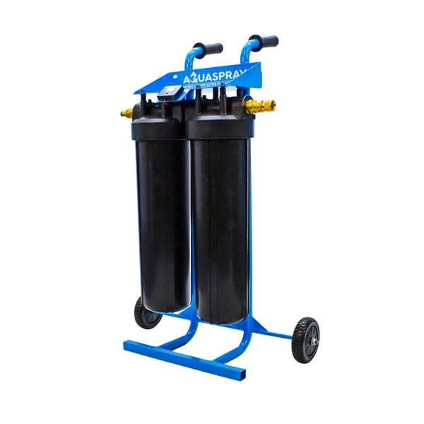 Equip2clean Aquaspray® Two stage De-Ionising Water Filter (DI) Trolley