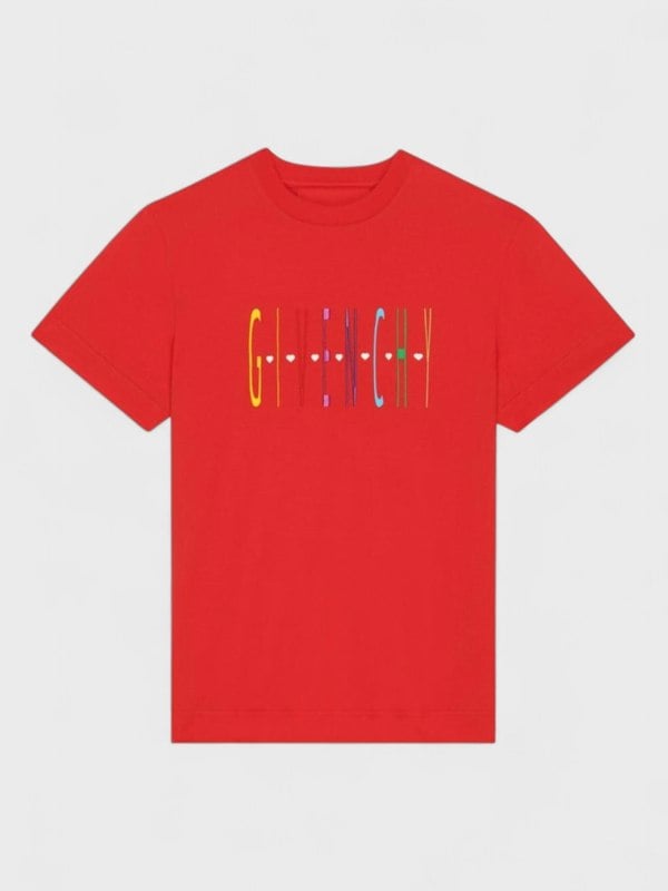 Givenchy Slim Fit T-Shirt Red - Supplied FashionGivenchy