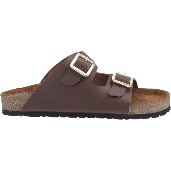 Cotswold Lushill Leather Women's Brown Sandals