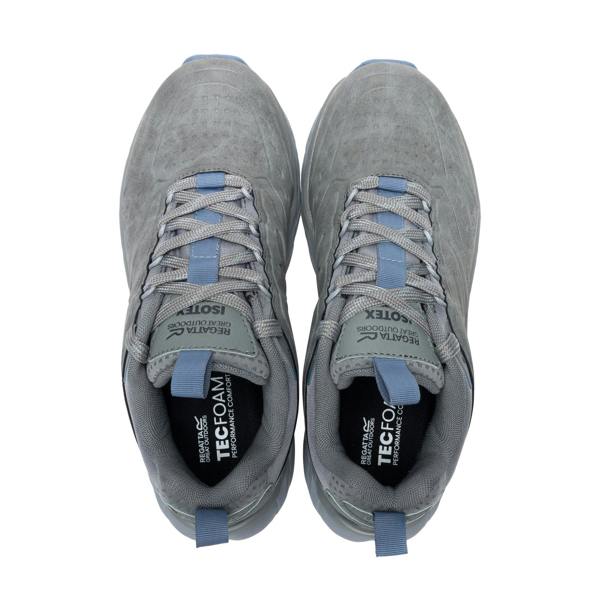 Regatta Womens/Ladies Derino Low Walking Shoes - Dark Steel/Dusky Blue - 