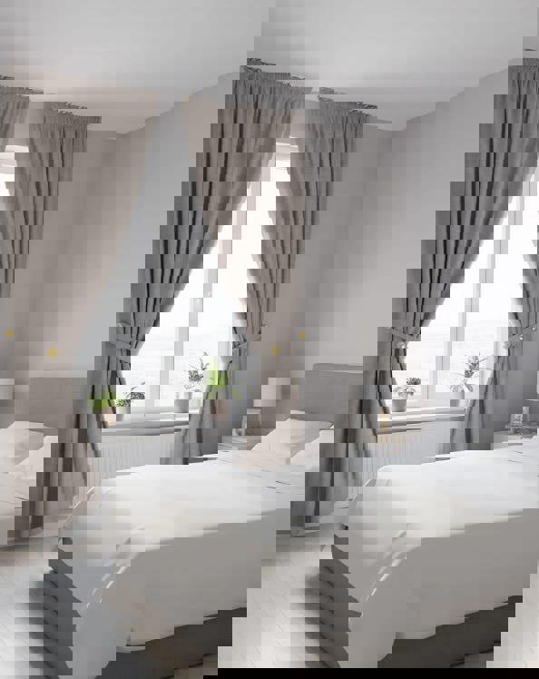 Anyhouz Anydrape Curtain Silver Gray 500cmx250cm Fashion Luxury Curtains Window Decor