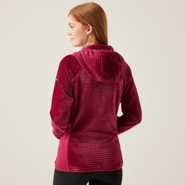 Regatta Women's Endra Hooded Fleece Jacket - Rumba Red